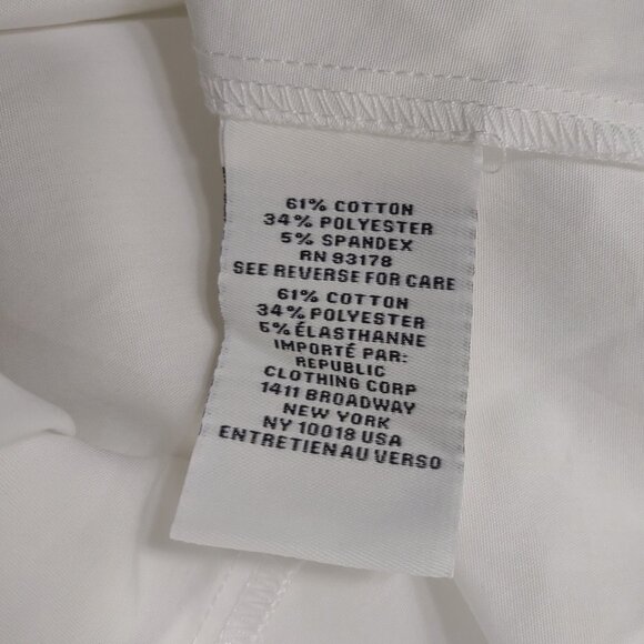 NWT Magaschoni white long sleeve button front shirt blouse ladies size XS - Picture 9 of 9